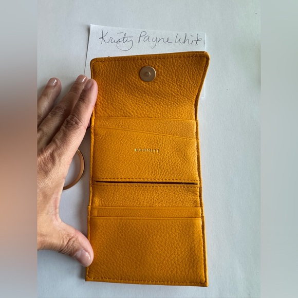 Hammitt Royce wallet with keychain in Tangerine - Picture 3 of 3